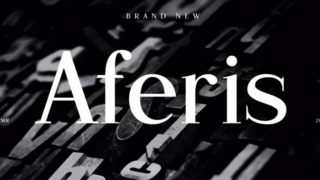 Aferis is an experimental-axis variable font designed by Ana Margarida Calçada, David Rocha and Miguel Machado